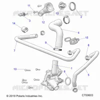 MOTEUR, WATERPUMP AND BYPASS