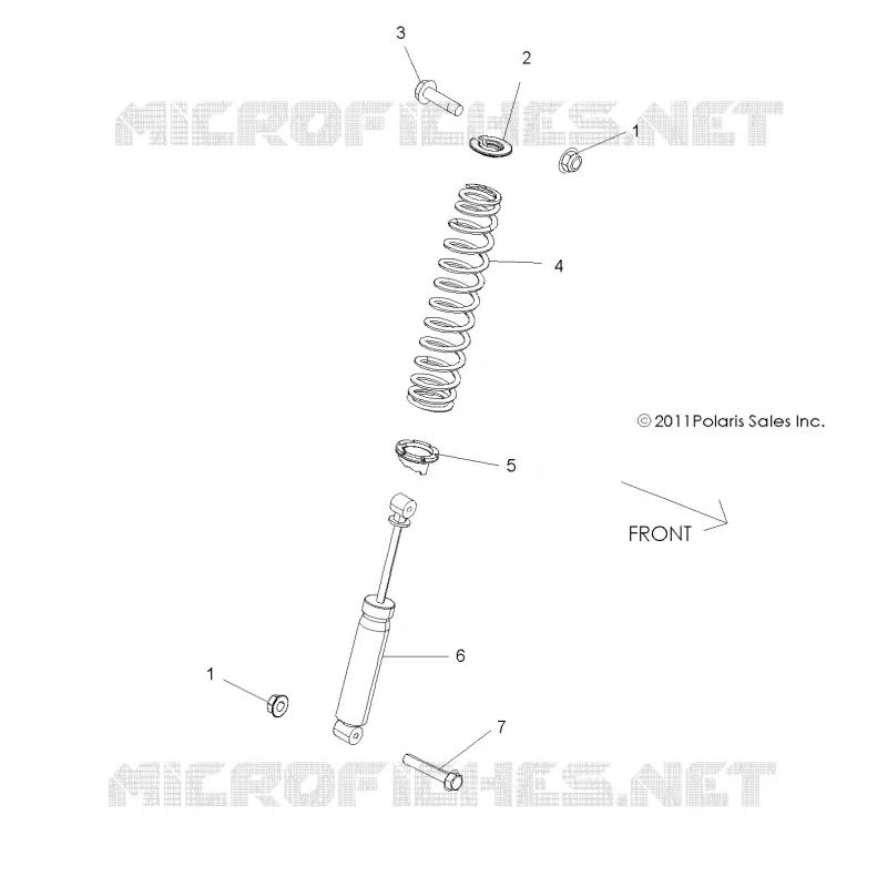 SUSPENSION AVANT SHOCK MOUNTING