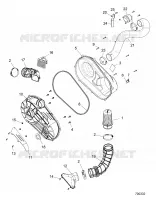 DRIVE TRAIN, COUVERCLE D'EMBRAYAGE AND DUCTING