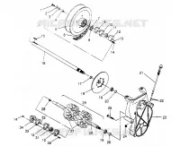 SYSTÈME DE TRANSMISSION ASSEMBLY 600 XCR 0951676 (4929132913B010)