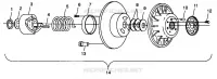 EMBRAYAGE DE TRANSMISSION WIDETRAK LX 0982065 AND EUROPEAN WIDETRAK LX E982065 (4943884388C001)