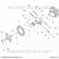 SUSPENSION, PORTE BAGAGES ARRIERE