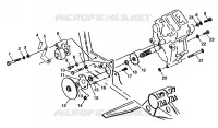 PONT/FREIN AND COUVERCLE DE CHAINEE MOUNTING XPRESS 300 W98CA28C (4945364536C002)