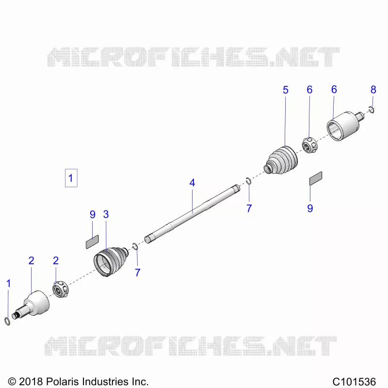 DRIVE TRAIN, TRANSMISSION AVANT SHAFT