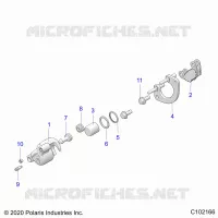 FREIN AVANT CALIPER