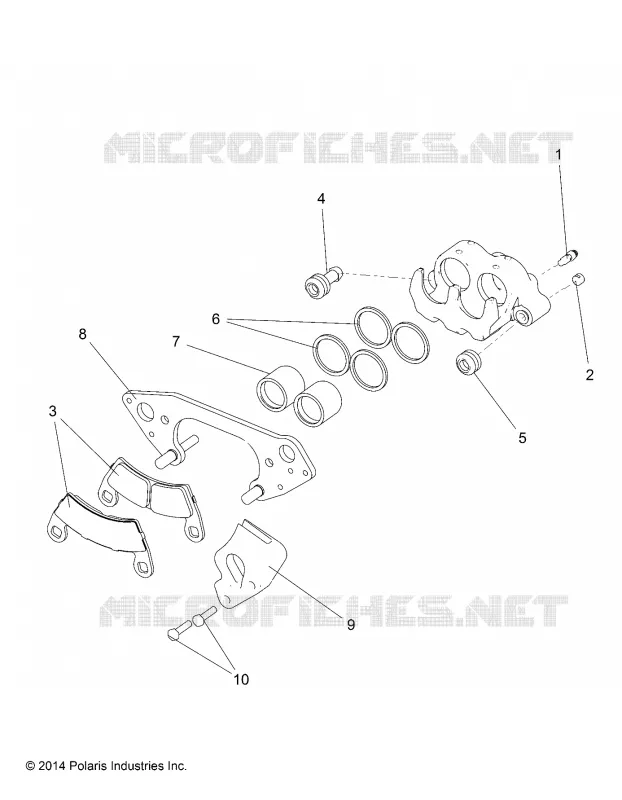 FREIN AVANT CALIPER