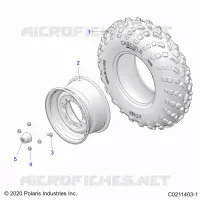 ROUES, FRONT TIRE