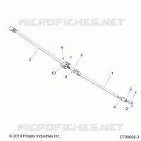 SYSTEME DE TRANSMISSION, PROP SHAFT