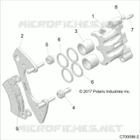 FREIN AVANT CALIPER
