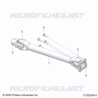 SYSTÃˆME DE TRANSMISSION, REAR PROP SHAFT