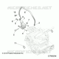 DRIVE TRAIN, MAIN SUPPORT PONT