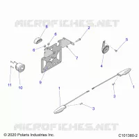 ELECTRICITE, TURN SIGNALS, HORN, AND LICENSE PLATE LIGHT