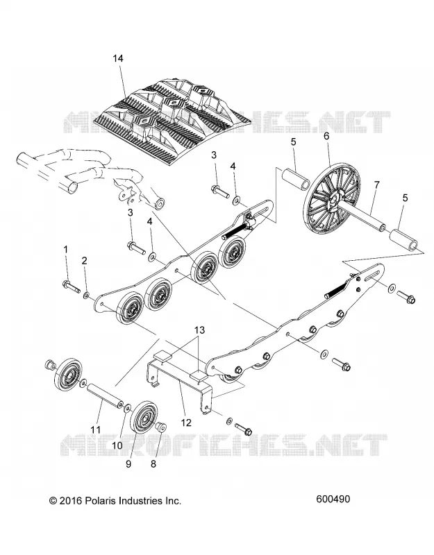 SUSPENSION ARRIERE ASM. AND TRACK