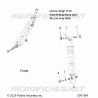 SUSPENSION, SUPPORT AMORTISSEUR , IFS