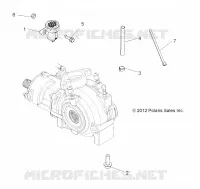 SYSTÈME DE TRANSMISSION, SUPPORT PONT, FRONT