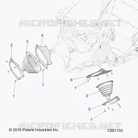 CHASSIS, TIE ROD BOOT ASM.