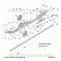SUSPENSION, RAIL BEAM LH/RH