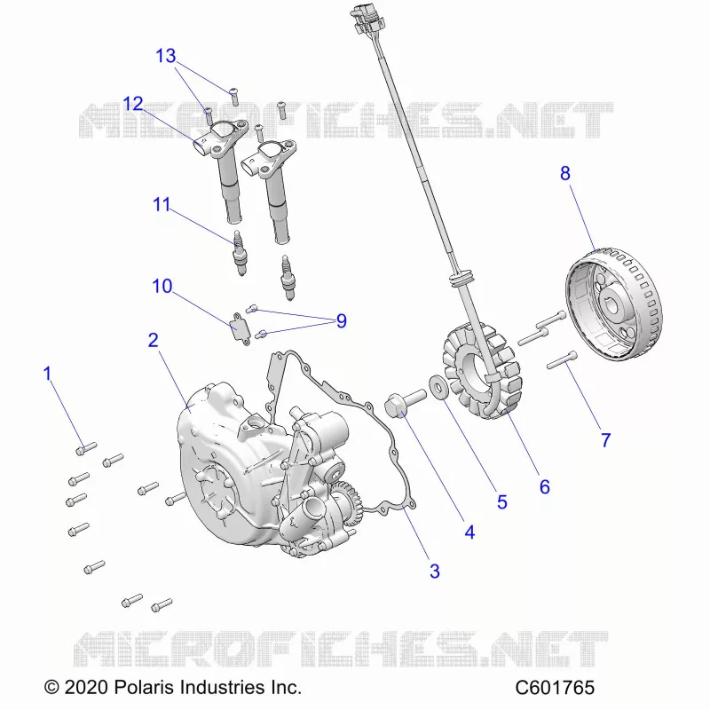 ELECTRICITE, IGNITION SYSTEM, W/STATOR COVER