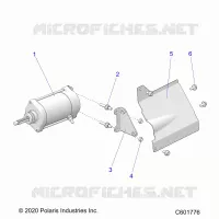 DEMARREUR MOTOR/SHIELD