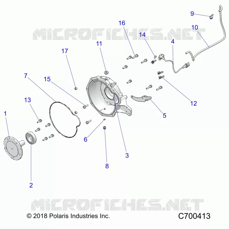 MOTEUR, ADAPTER, BELLHOUSING AND CRANK SENSOR