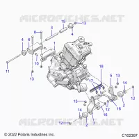 MOTEUR, MOUNTING &amp; LONG BLOCK
