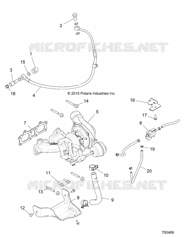 ENGINE, TURBO CHARGER MOUNTING