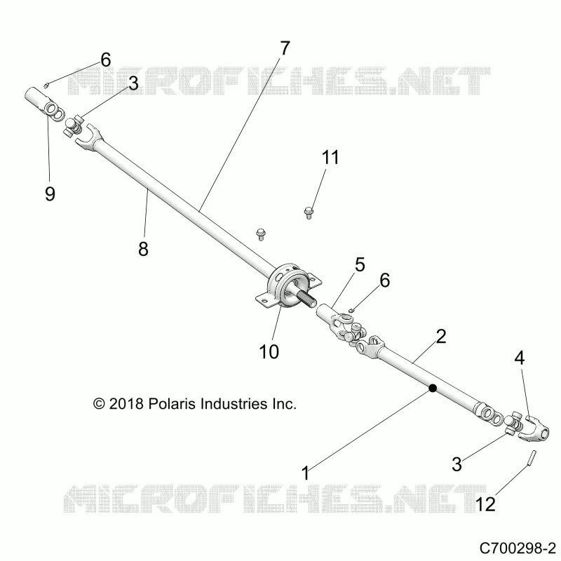 SYSTÃˆME DE TRANSMISSION, FRONT PROP SHAFT