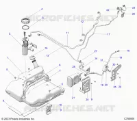 SYSTÃˆME D'ALIMENTATION, EVAP FUEL TANK ASM.