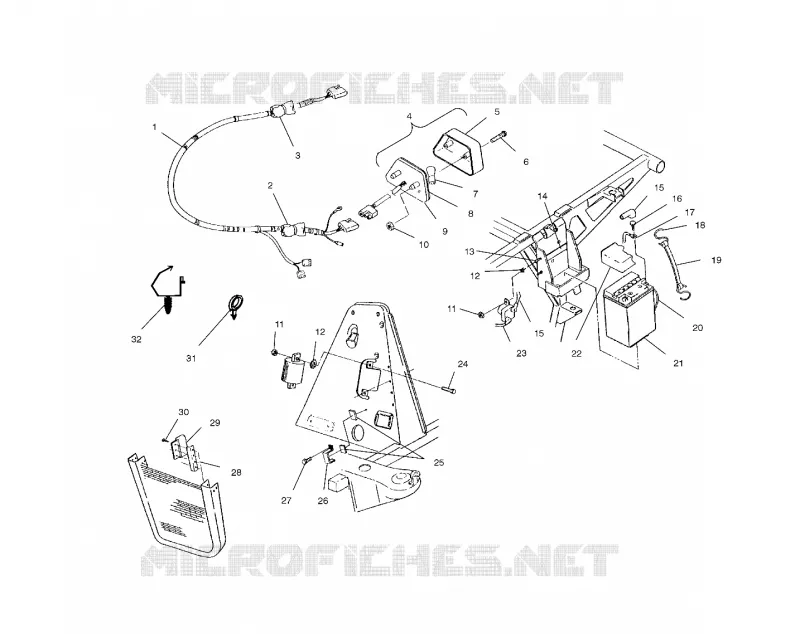 ELECTRICITE/FEU ARRIERE