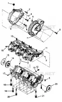 CARTERS MOTEUR ASSEMBLY SLT 780 B964588 and  Intl. SLT 780 I964588 (4935683568B014)
