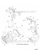 DRIVE TRAIN, COUVERCLE D'EMBRAYAGE AND DUCTING