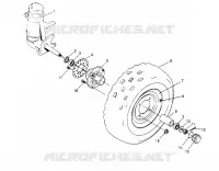 ROUE AVANT  Trail Boss W958527 (4930323032B002)