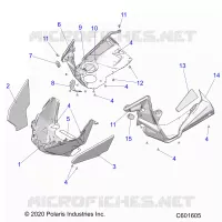 CARROSSERIE AVANT ASM./FENDERS