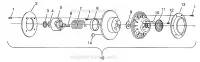 EMBRAYAGE DE TRANSMISSION WIDETRAK LX 0972065 AND  EUROPEAN WIDETRAK LX E972065 (4938223822C001)