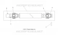 DRIVE TRAIN, FRONT ARBRE DE TRANSMISSION
