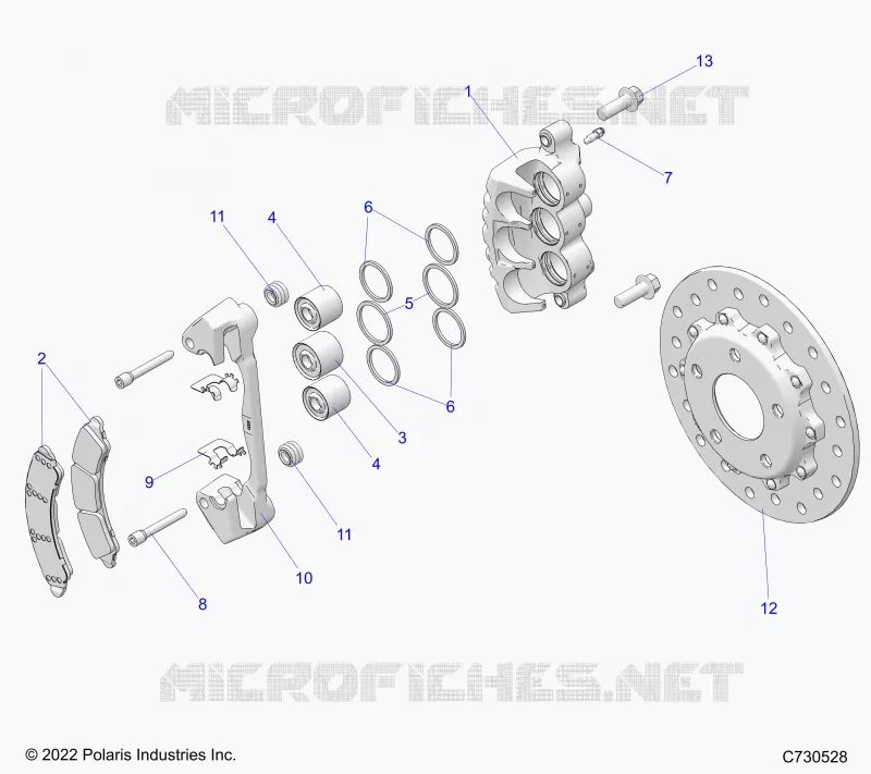 BRAKES, ETRIER DE FREIN AVANT