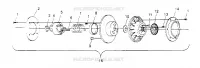 EMBRAYAGE DE TRANSMISSION WIDETRAK GT 0952061 AND  EUROPEAN WIDETRAK GT E952061 (4928962896C003)