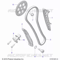 CHAINE DE DISTRIBUTION AND TENSIONER