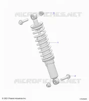 SUSPENSION, AMORTISSEUR AVANT