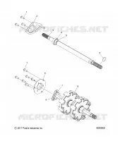 DRIVE TRAIN, JACKSHAFT AND ARBRE DE TRANSMISSION