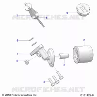 FILTRE A HUILE AND DIPSTICK