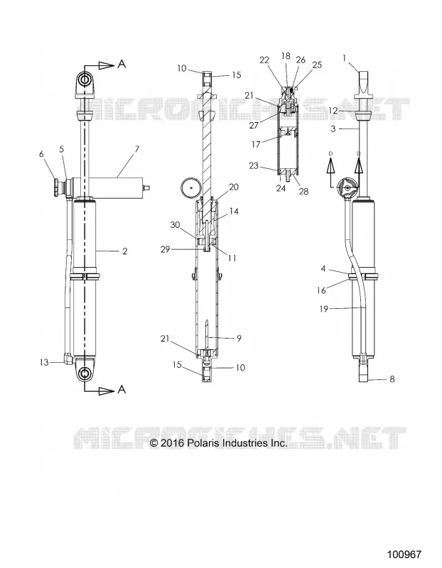 SUSPENSION ARRIERE SHOCK