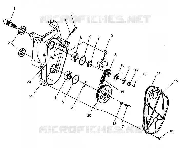 CARTER DE CHAINEE ASSEMBLY SPORT 0940443 AND SPORT SKS 0940243 (4925052505016A)