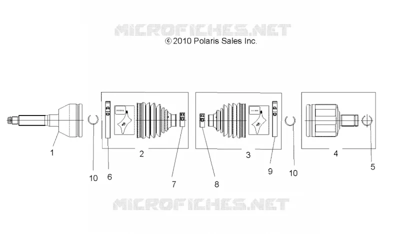 DRIVE TRAIN, TRANSMISSION AVANT SHAFT
