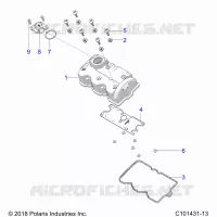 ENGINE, COUVERCLE SOUPAPE