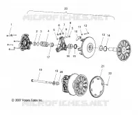 SYSTÈME DE TRANSMISSION, PRIMARY CLUTCH