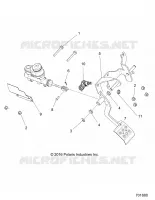 BRAKES, PEDAL AND MAITRE CYLINDRE MOUNTING