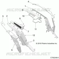 CARROSSERIE ARRIERE FENDERS AND BEZELS- Z21N4E99AC/AK/BC/BK/K99AP/AG/BG/BP (C700248-8)