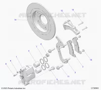 BRAKES, ETRIER DE FREIN ARRIERE
