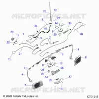 ELECTRICITE, DASH COMPONENTS, RIDE COMMAND